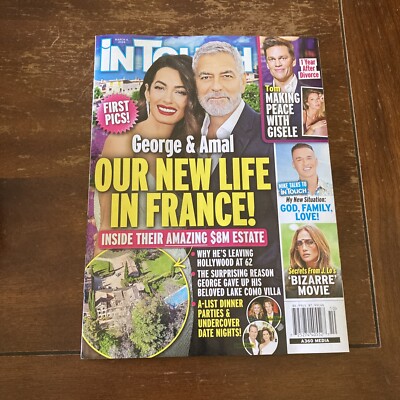 In Touch Magazine March 4th 2024 ~ George & Amal in France