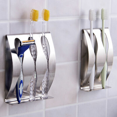 Holder Bathroom Wall Mounted Shaver Drain Storage Rack Rustproof