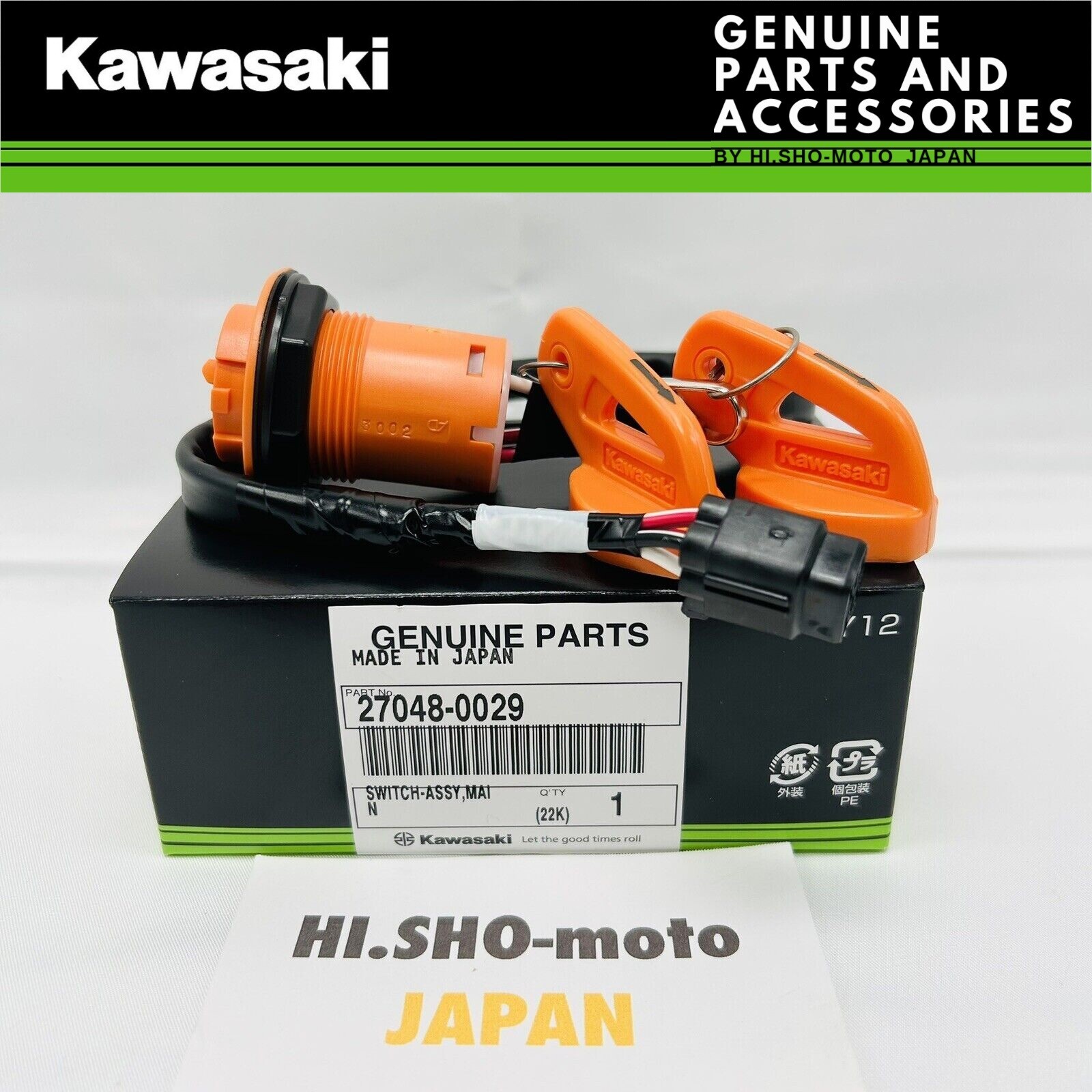 New Kawasaki OEM Switch-Assembly Main 27045-3757 27048-0029