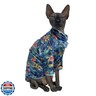 Traditional Culture Sphynx Hairless Cat Cotton T-Shirts Clothes Pet Sweater Cat Vest Pet Clothes Kitten Shirts Small Dogs Apparel (Hawthorn, XXL (13-15 lbs))