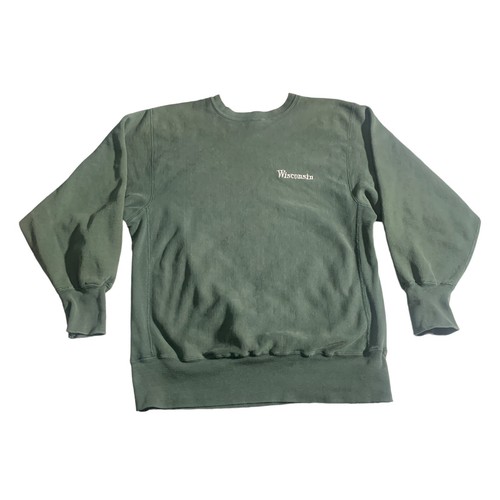 90s champion green sweat カレッジ スウェット 90sチャンピオンChampionAUGUSTANAカレッジスウェット緑グリーン