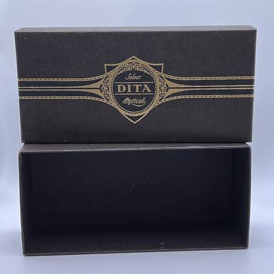 Authentic DITA Designer Eyeglasses Sunglasses Box Gift Box 7  x 3.5  x 2.5 