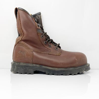 Timberland Pro Mens Boomtown EH 89662 Коричневые непромокаемые рабочие ботинки Размер 7 M