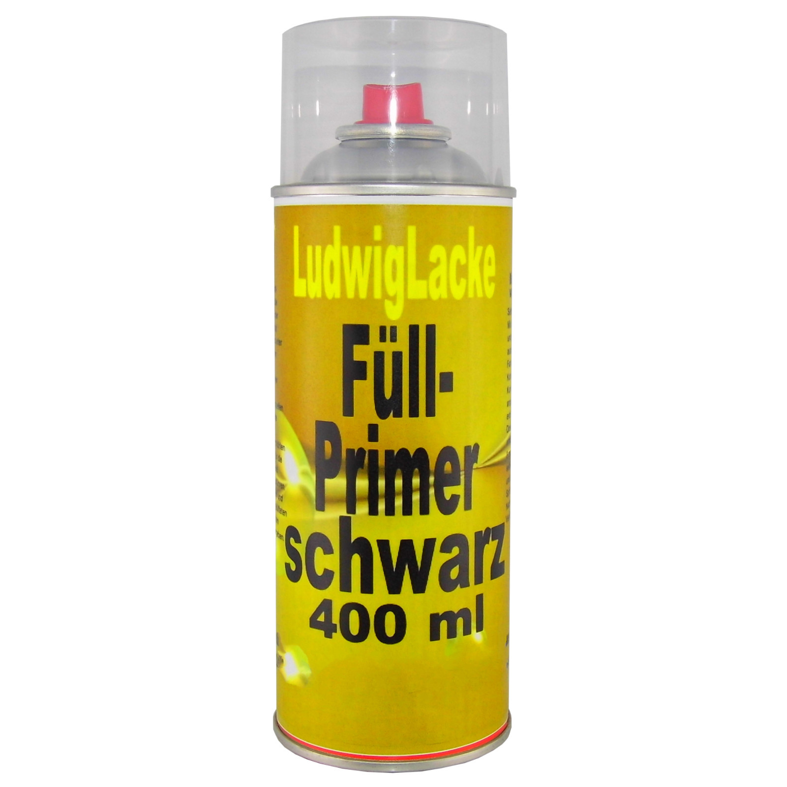 LudwigLacke Spritzspachtel Spraydose 400 Ml Weiß - Schnelltrocknender Füller Für Lackiervorbereitung