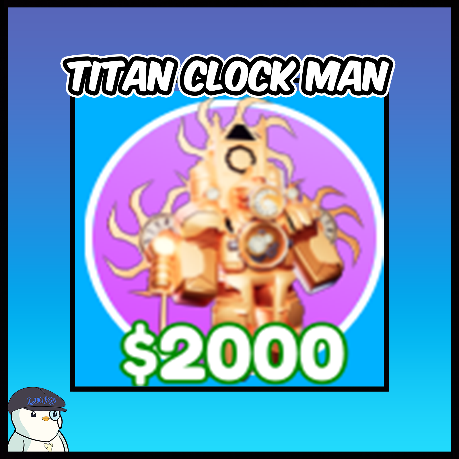 Toilet Tower Defense - Titan Clock Man Fast Delivery  eBay