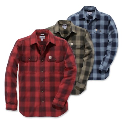 carhartt hubbard slim fit flannel
