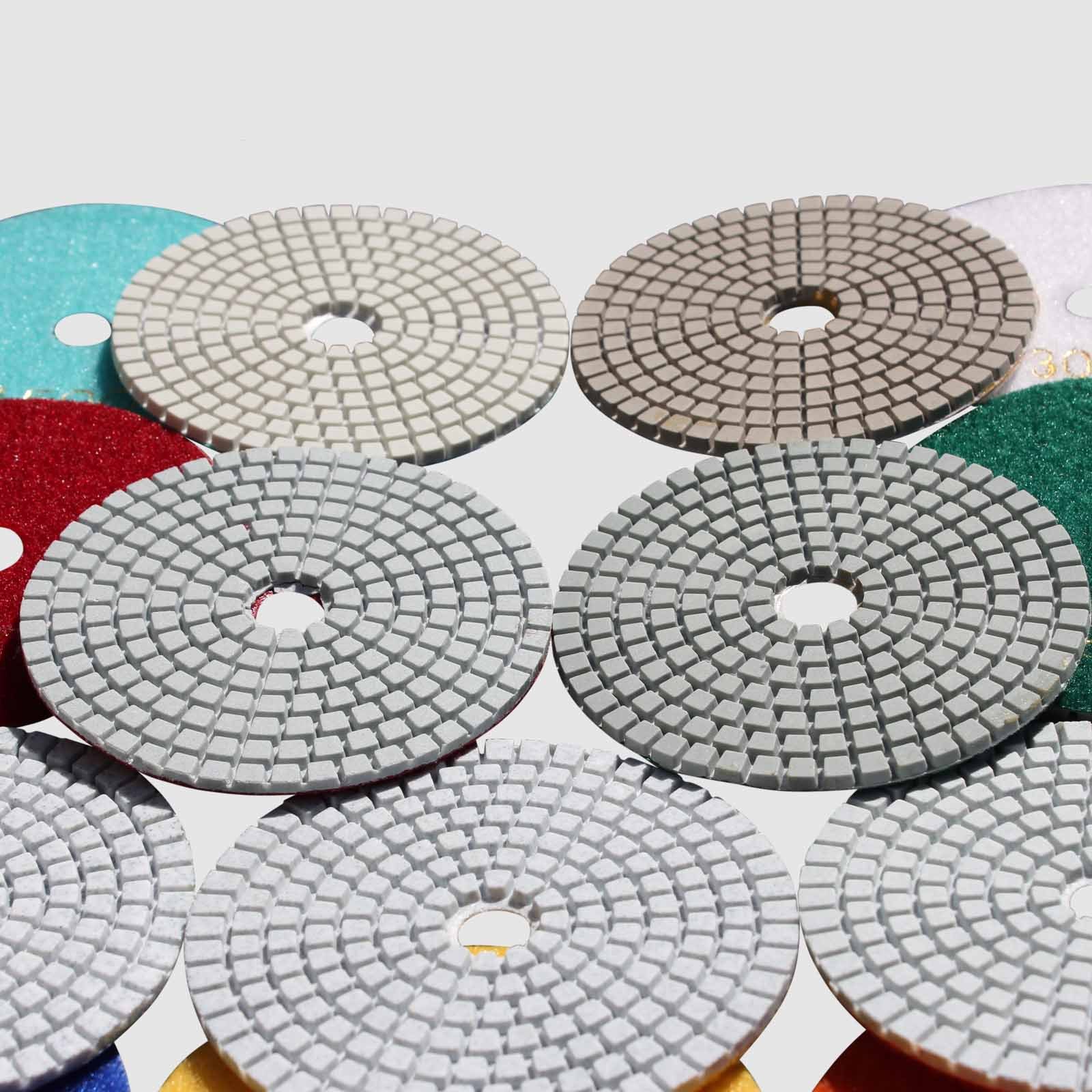 5 Inch Wet Dry Diamond Polishing Pads Sanding Disc Concrete Granite