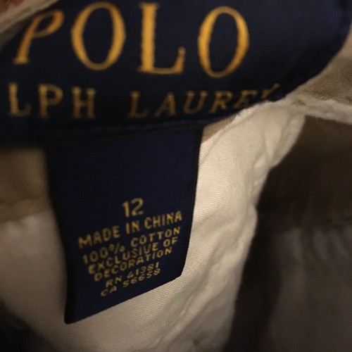 Ralph Lauren Polo •LIGHTWEIGHT• Chino Pants •KHAKI• EXCELLENT CO Boys Sz 12