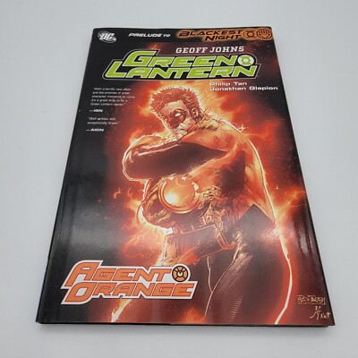 Green Lantern Agent Orange Hardcover Graphic Novel First Printing DC Comics