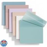 Transparent Sticky Notes - Pastel Color Clear Sticky Notes, 3x3 inch, Waterproof, 300 Sheets for College, School and Office