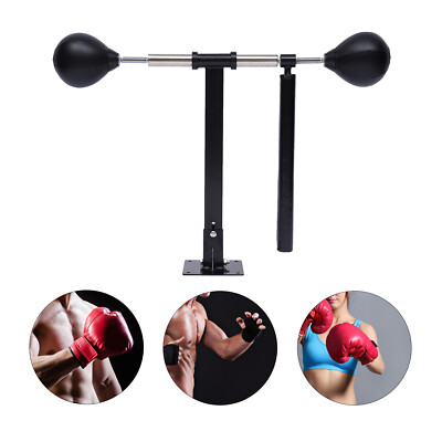 Boxing Bag Wall Mounted Punching Bag Reflex Bar Speed Balls 360° Reflex Rod USA