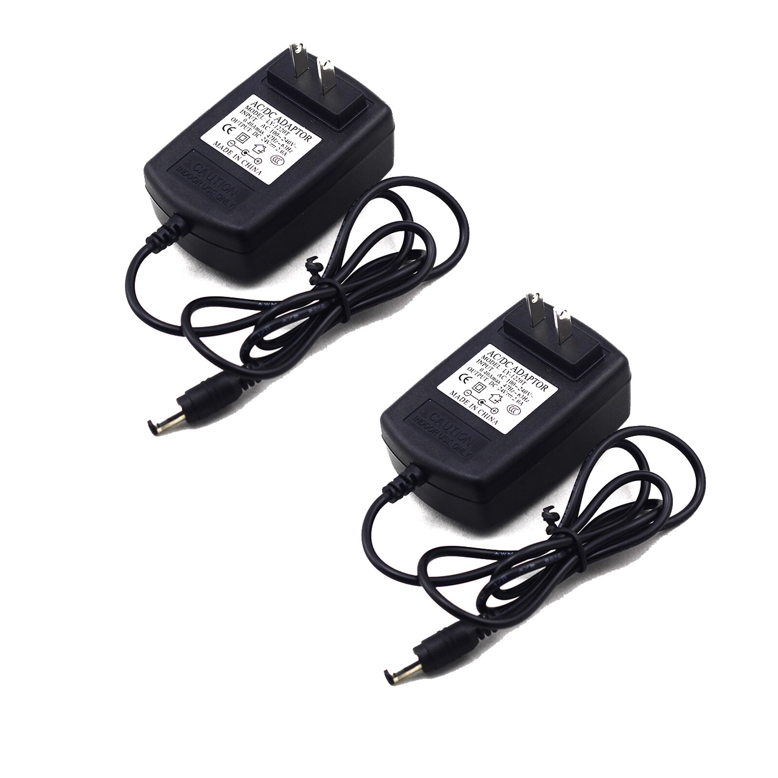 AC/DC 24V 2A Power Supply Adapter Transformer For 5050/3528 LED Strip Light 48W
