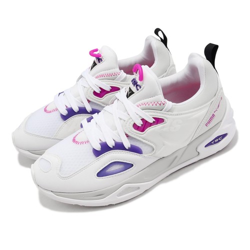 

Puma TRC Blaze Tech White Prism Violet Purple Мужская повседневная обувь унисекс 384960-05, Белый, Trc Blaze Tech