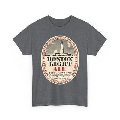 Boston Light Ale Est. 1828 Boston Beer Co. Massachusetts Retro Brewery T-Shirt