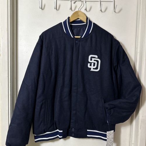 PADRES リバーシブルジャケット San Diego Padres Reversible Jacket JH Design Men's Large New