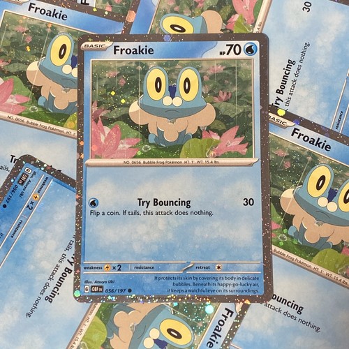 x1 Froakie 056 Holo Shrouded Fable Promo Obsidian Flames x1 Froakie 056 Holo Shrouded Fable Promo Obsidian Flames