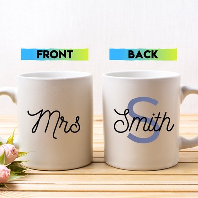 Custom Mug For Bride Personalised Mug For Wife Custom Mug For Her Gift For Mrs