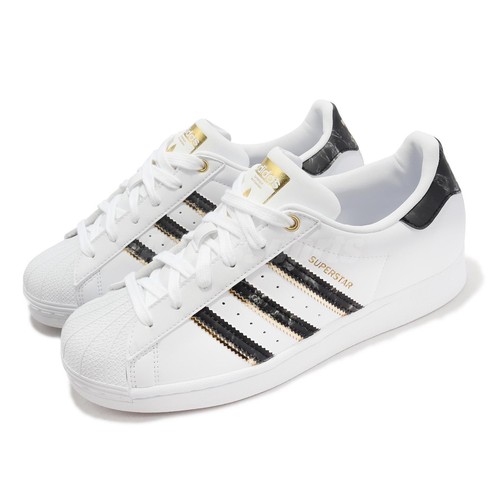 

Женские повседневные кроссовки adidas Originals Superstar W White Black Gold GX1838, Белый, Superstar W