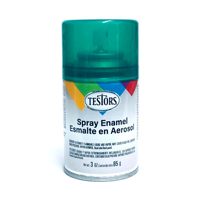 Testors 1601T Spray Enamel Custom Green Transparent 3 oz