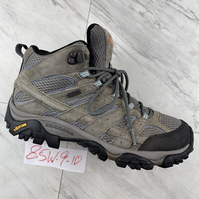 merrell moab 2 work boots safety toe waterproof hiking brown j15753 mens 11 115939055048