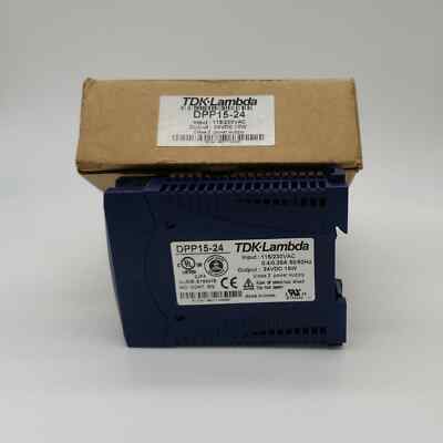 TDK-Lambda DPP15-24 115/230VAC 24VDC 15W Class 2 Power Supply *BRAND NEW*