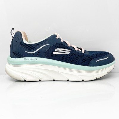 

Skechers Womens D Lux Walker 149023 Синие кроссовки Кроссовки Размер 8, Синий, D Lux Walker