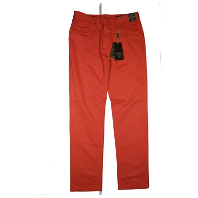 Biani Men's Chino Pants Jeans Slim Fit Premium Cotton 56 W38