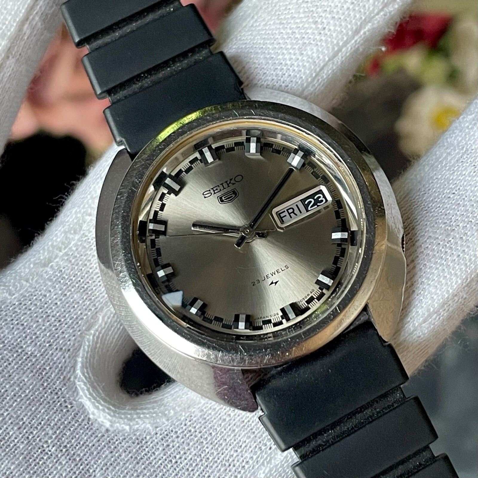 SEIKO セイコー 5 ファイブ 23石 5126-7030 メンズ 自動巻き 腕時計