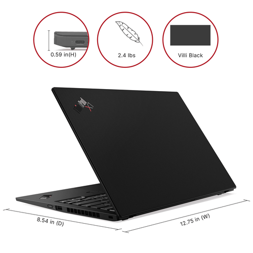 Lenovo ThinkPad X1 Carbon Gen 8 14" FHD Core i7-10610U 16GB RAM 512GB SSD W10P