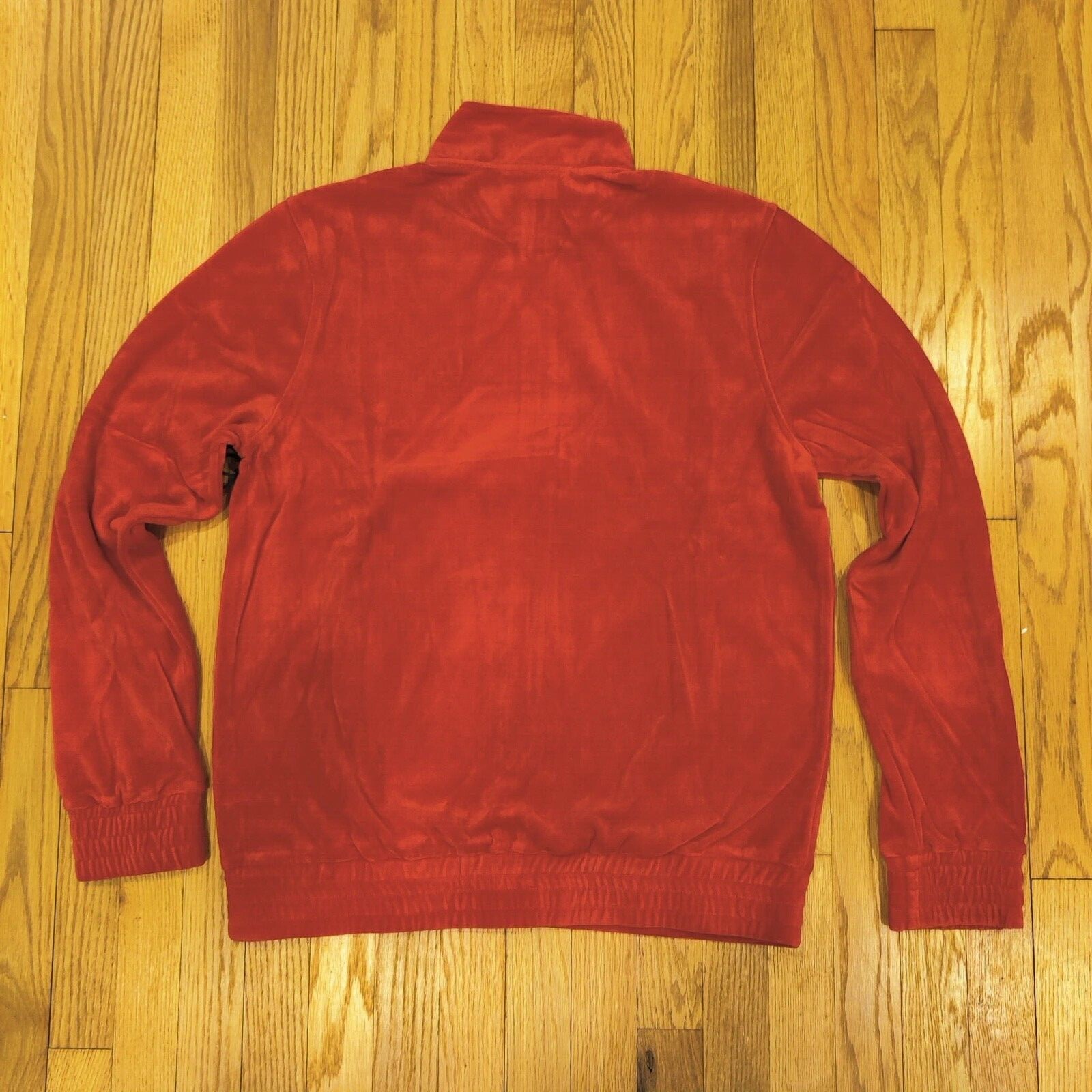 Fila Men's Velour Sweatsuit Tracksuit Red Set Velvet Size M L 2XL 3XL NWT