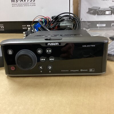 FUSION MARINE ENTERTAINMENT SYSTEM with INTERNAL DVD/CD PLAYER #MS-AV755