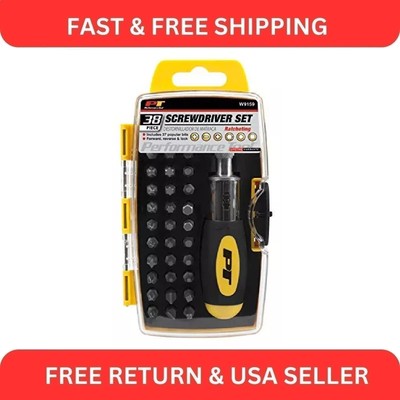 Performance Tool W9159 Ratchet Screwdriver Set (38 pc)
