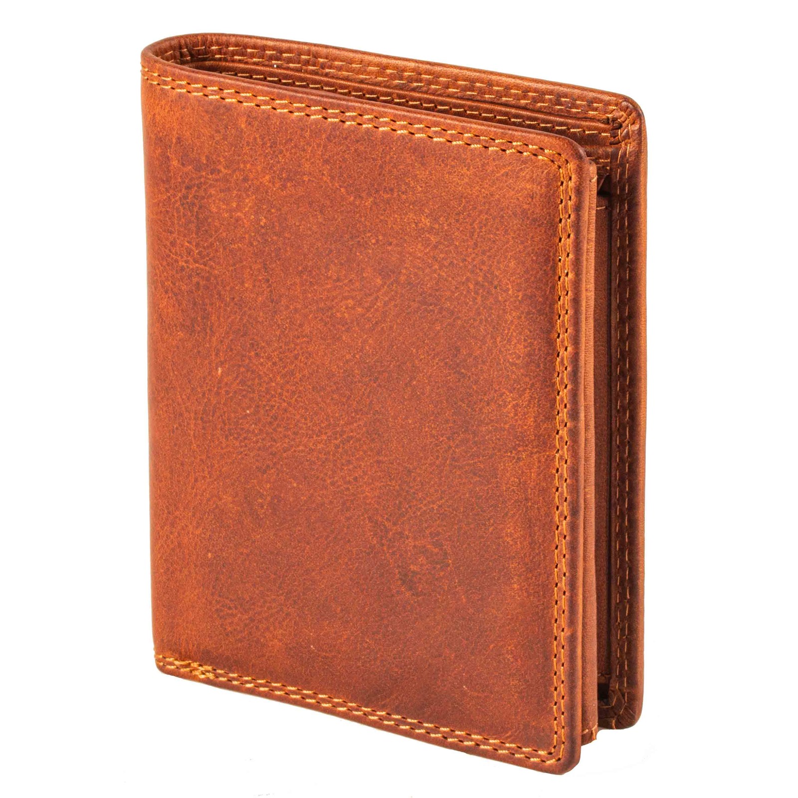 Pranke Herren Geldbörse Leder Geldbeutel Brieftasche Portemonnaie Börse Braun