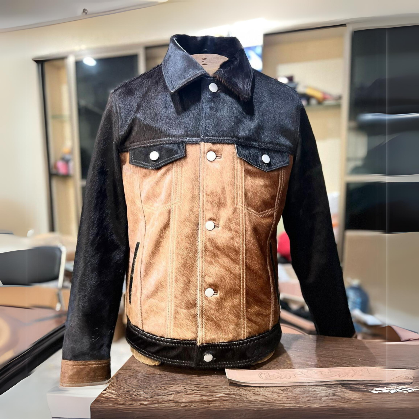 ジャケット・アウター Y2K00's RIPPLE COW HIDE LEATHER JACKET Y2K00's RIPPLE COW HIDE LEATHER JACKET