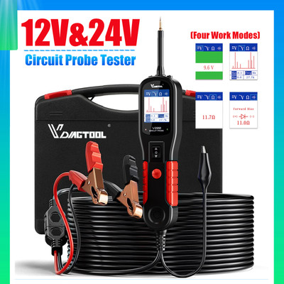 Automotive Circuit Probe Tester PowerScanTool 12V/24V Electrical AVOmeter V200 