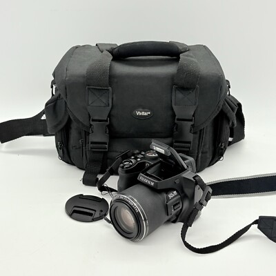 Fujifilm FinePix S Model S9400W 16.0MP Digital Camera w/ Vivitar Bag VGC Tested