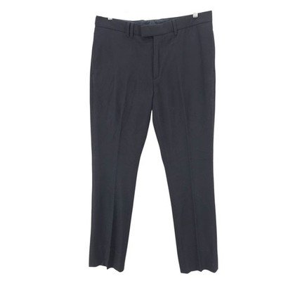 RALPH LAUREN Black Label Pants Wool Angora Cashmere Unhemmed Size 36