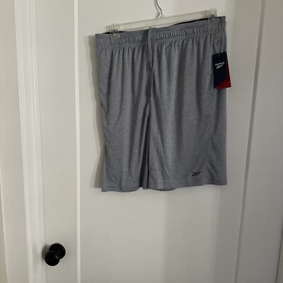 Reebok Pyro Training Shorts Slim 9  Men s Large Gray NWT