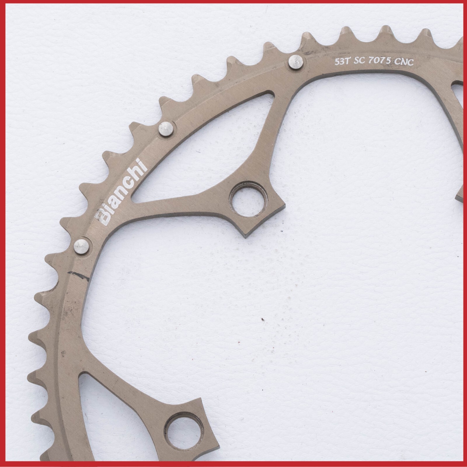 NOS BIANCHI CHAINRING 53t 130 9 10 SPEED VINTAGE ROAD RACING