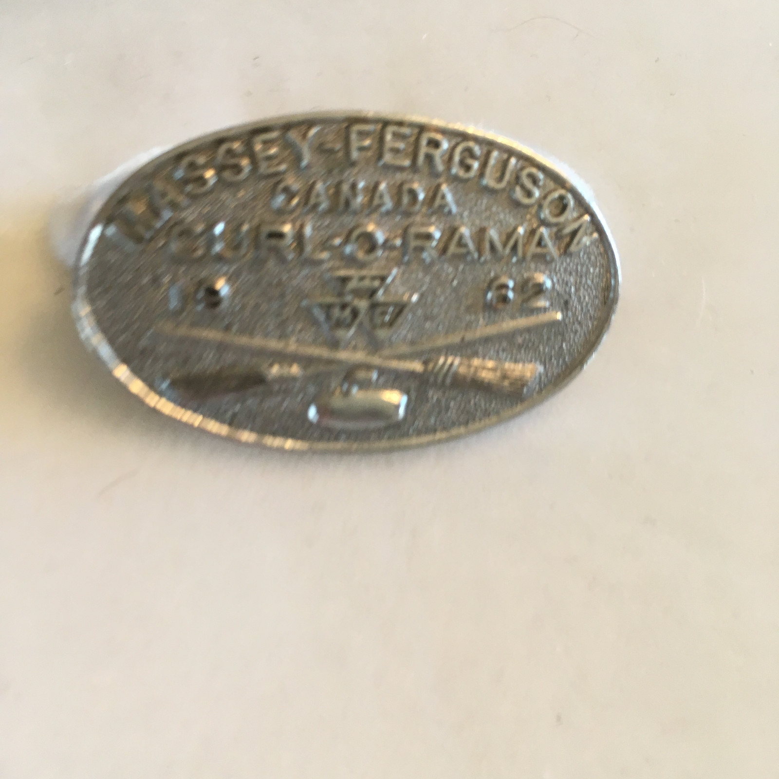 Vintage Curling Pins Massey Ferguson Sponsor Curl-O-Rama 1962