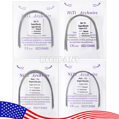 0.99/pack ETERFANT Dental Ortho Arch Wires Stainless Steel/Super Elastic NITI 