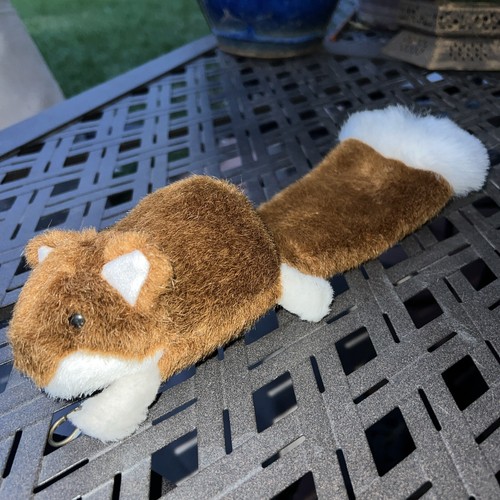 B J Toy Co. Inc.- Plush Squirrel Keychain- Hidden Stash