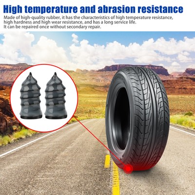 10-30x Car Vacuum Tyre Repair Nail Tubeless Tire Repair Rubber Nails Repair Tool