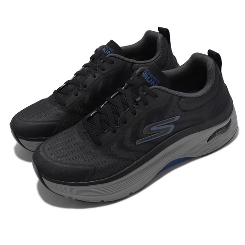 

Мужские беговые кроссовки Skechers Max Cushioning Arch Fit-Charged Up Black Grey 220197-BKBL, Черный, Max Cushioning Arch Fit-charged Up