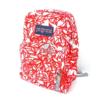 jansport high stakes black white houndstooth check backpack 16x 13x 8 nwt 325317981708