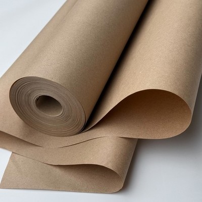 Carta kraft per incartare i regali senza motivo 60 cm x 50 m Capodanno