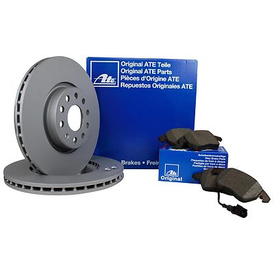 ATE Bremsenset Bremsscheiben Ø288 + Beläge Audi A3 8P VW Golf 5/6 VORNE 1ZE 1ZP