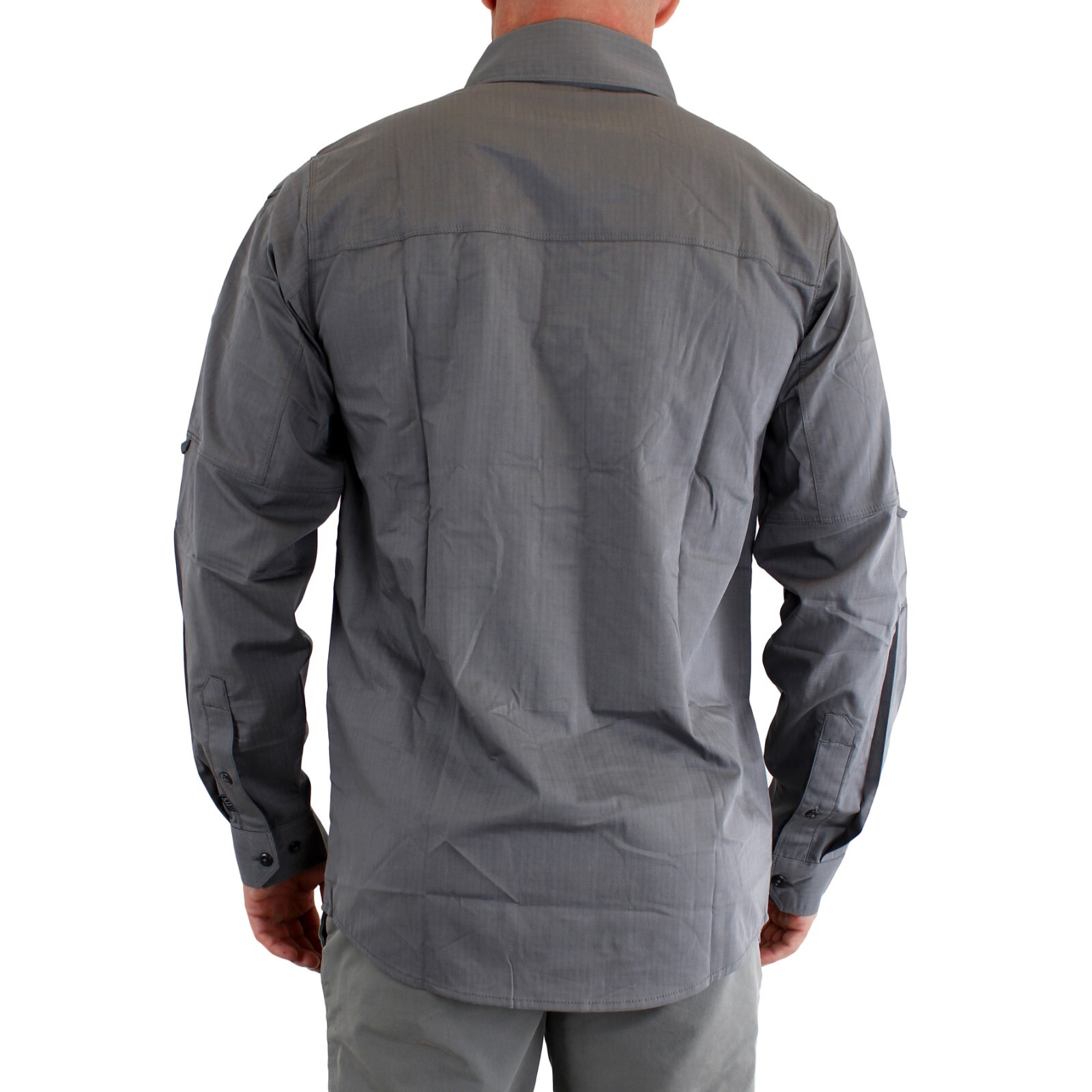 5.11 Stryke Men's Tactical Shirt Long Sleeve Button-Up, Rip-Stop, Multi-Pockets