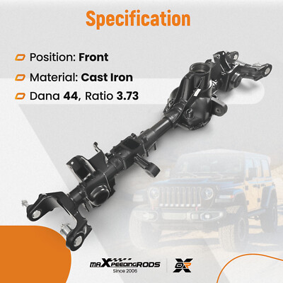 Front Axle Housing Dana 44 3.73 Axle Ratio For Jeep Wrangler JL 68400405 2020
