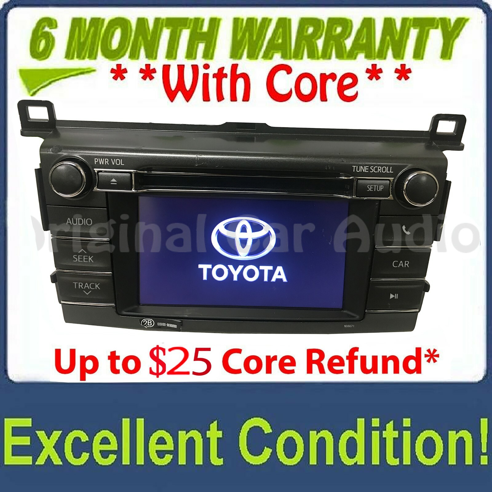 Bluetooth Radio Display Screen Blemished